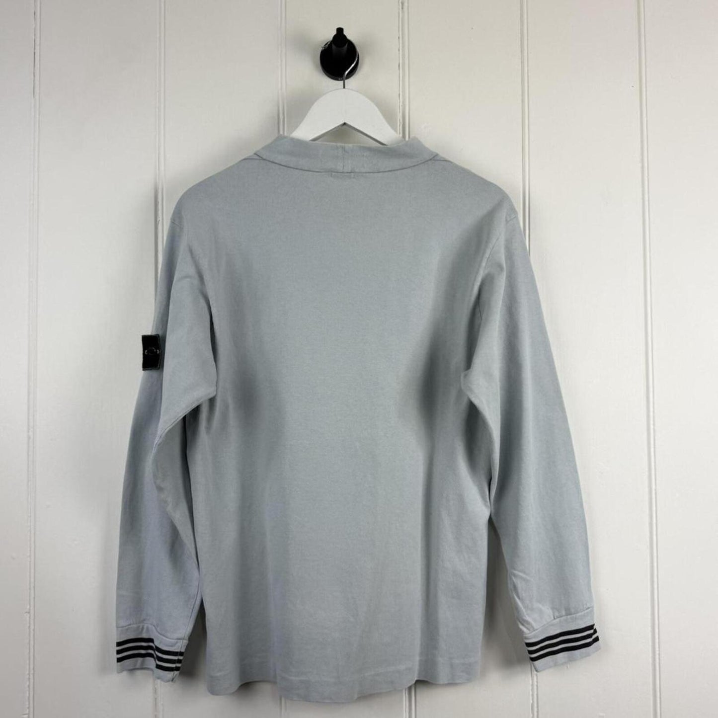 1996 Stone Island Mock Neck Long Sleeve T-Shirt (S)