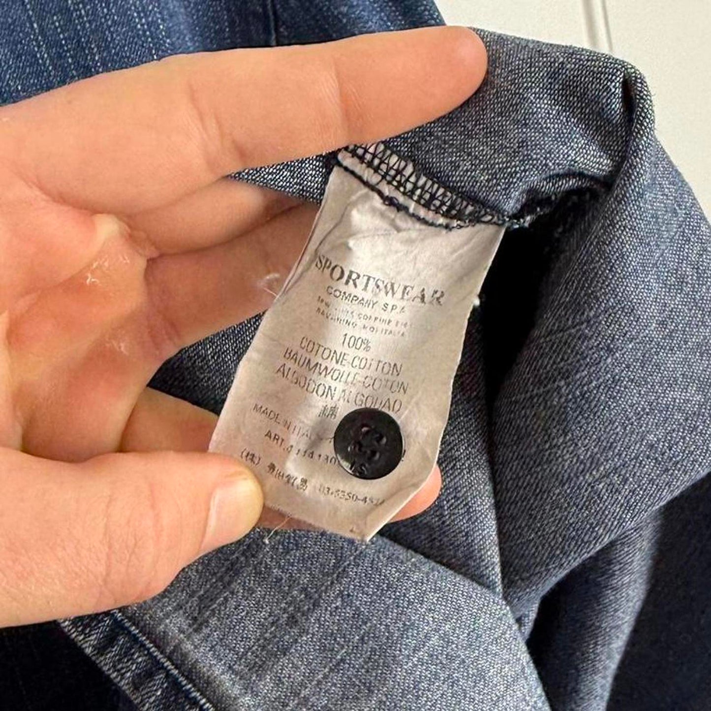 Stone Island Denim Shirt Indigo (XL)