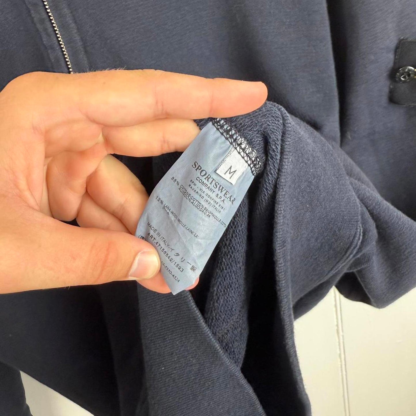 Mid 00’s Stone Island Zip Hoodie (M)