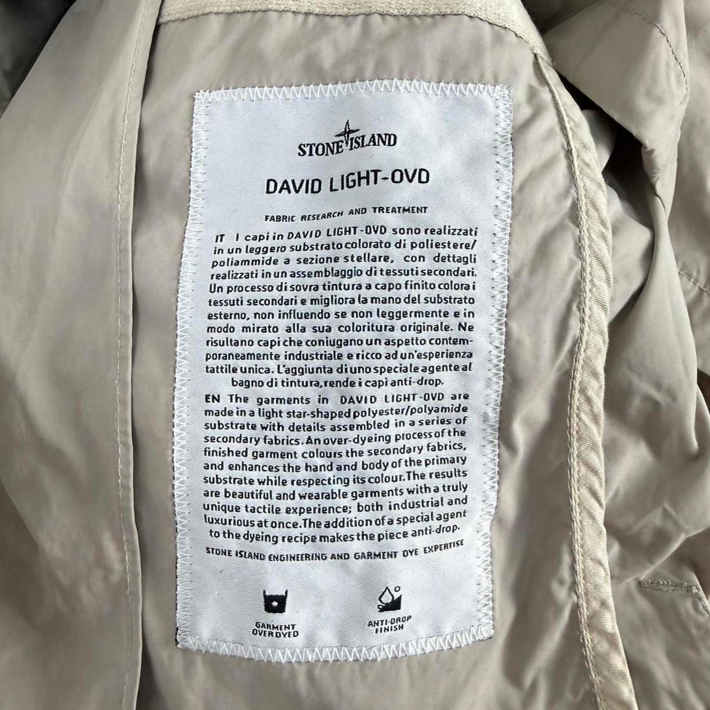 Stone Island David Light-OVD Jacket (M)