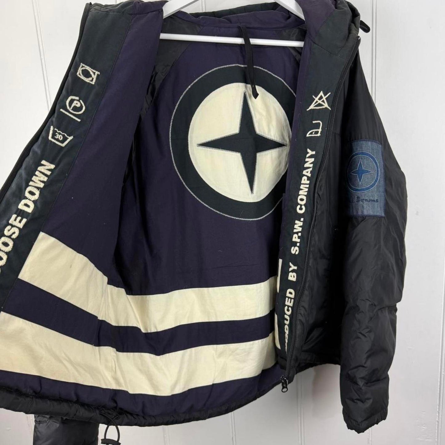 Stone Island Denim Edition Down Jacket Black (XL)