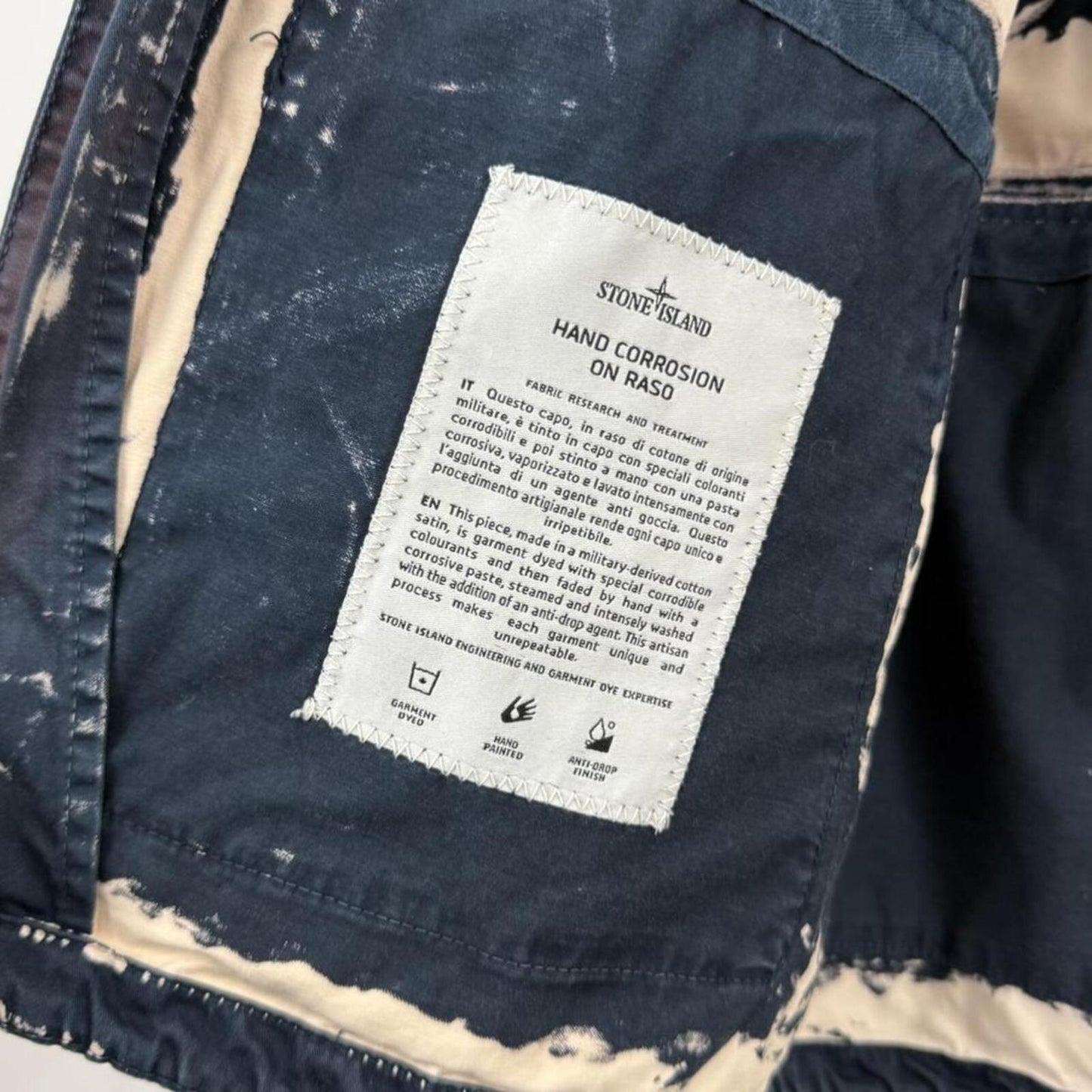 Stone Island Hand Corrosion Raso Jacket (L)