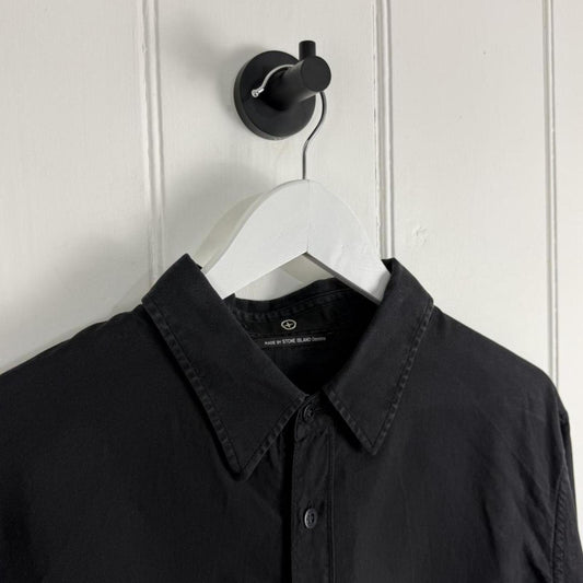 Stone Island Linen Shirt Black (XL)