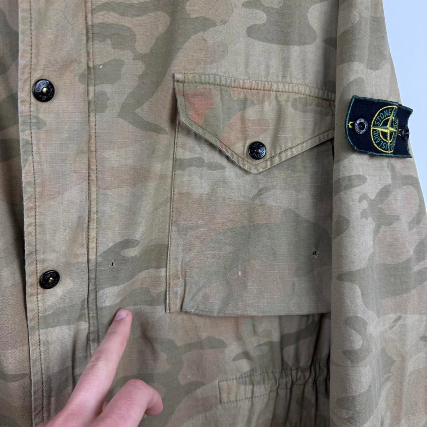 1990 Stone Island Ice Camo Jacket Carpenter (M)