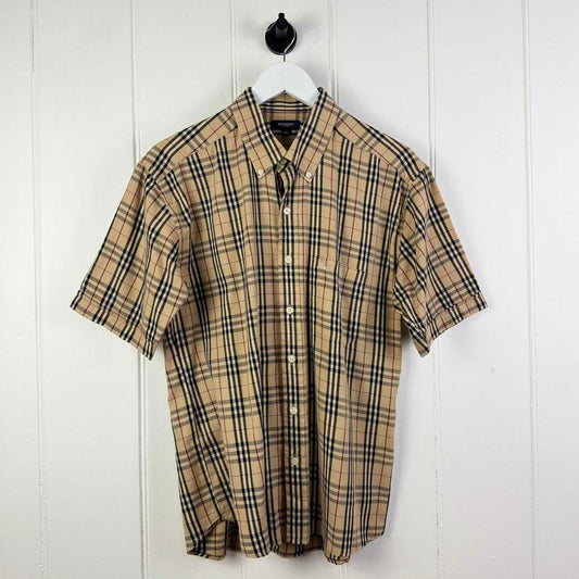 Burberry London Vintage Nova Check Short Sleeve Shirt (XL)