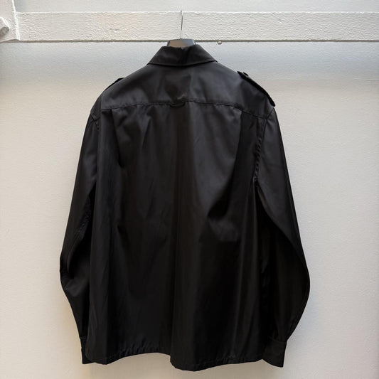 Prada Milano Re-Nylon Multi-Pocket Overshirt – Black (L)