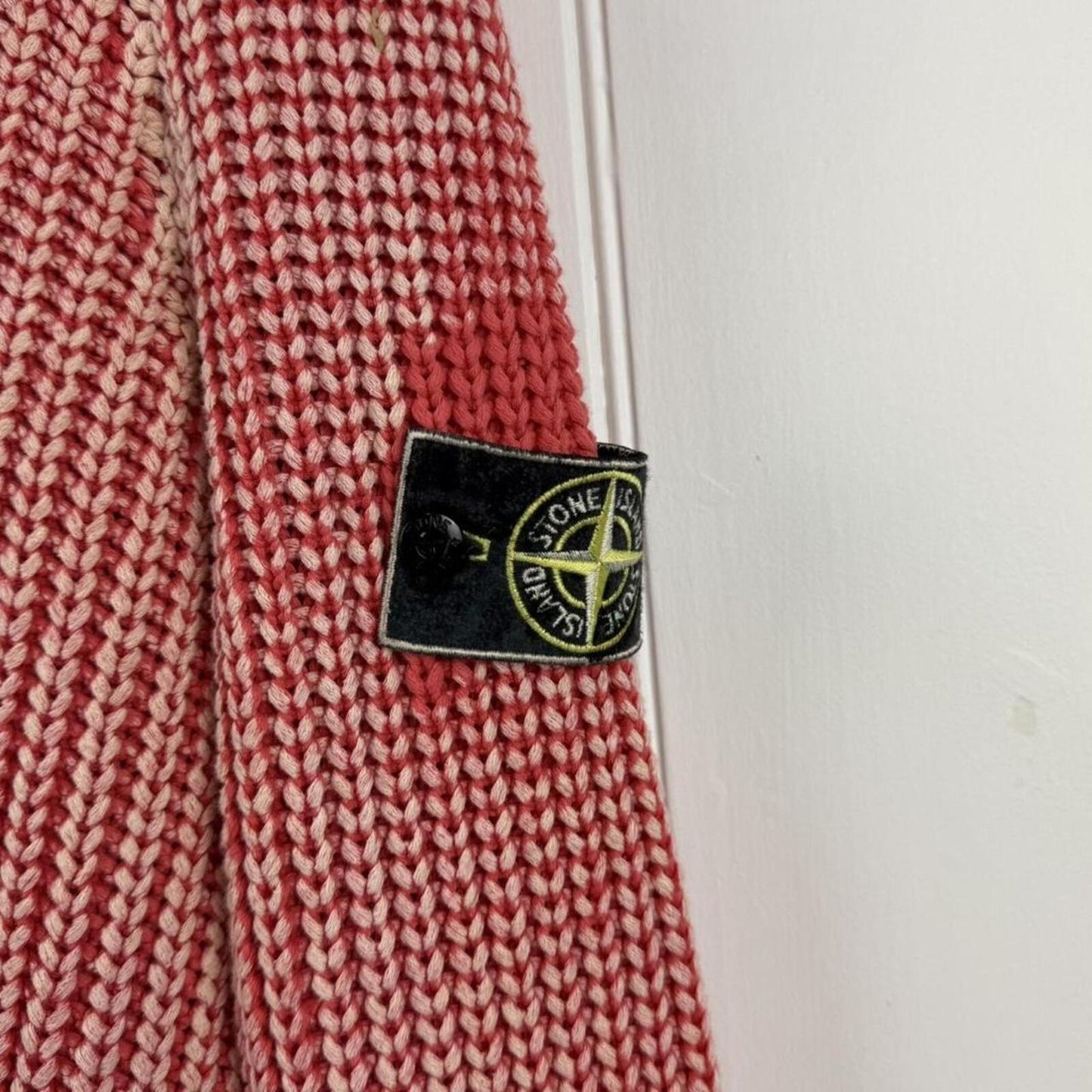 Stone Island Hand Corrosion Cable Knit Jumper (M)