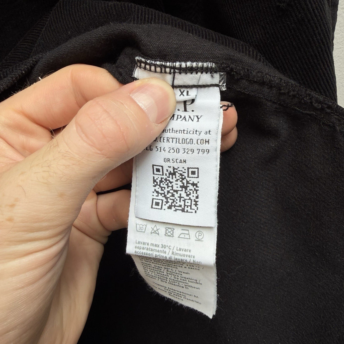 CP Company Q-Zip Corduroy Overshirt (XL)