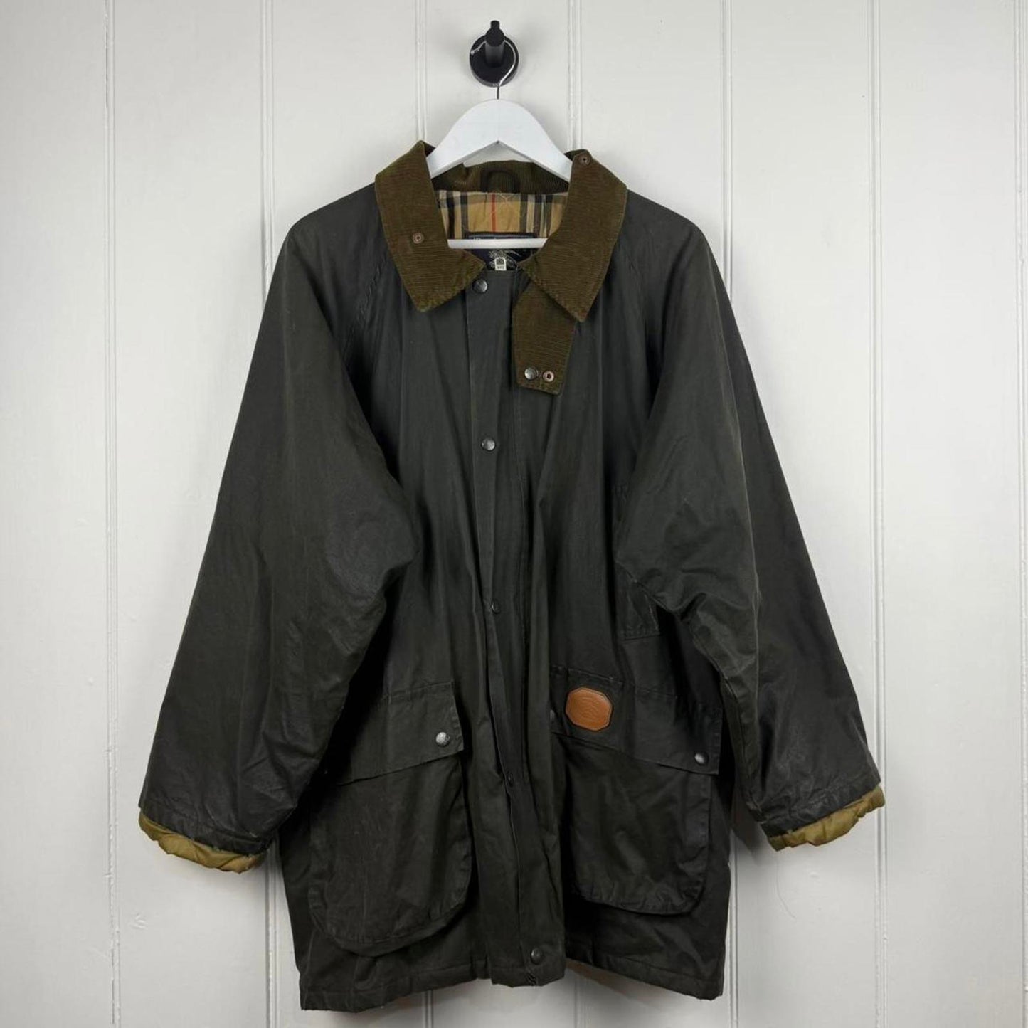 Burberry Vintage Waxed Cotton Parka (XXL)