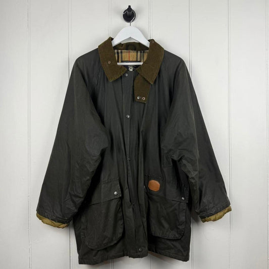 Burberry Vintage Waxed Cotton Parka (XXL)