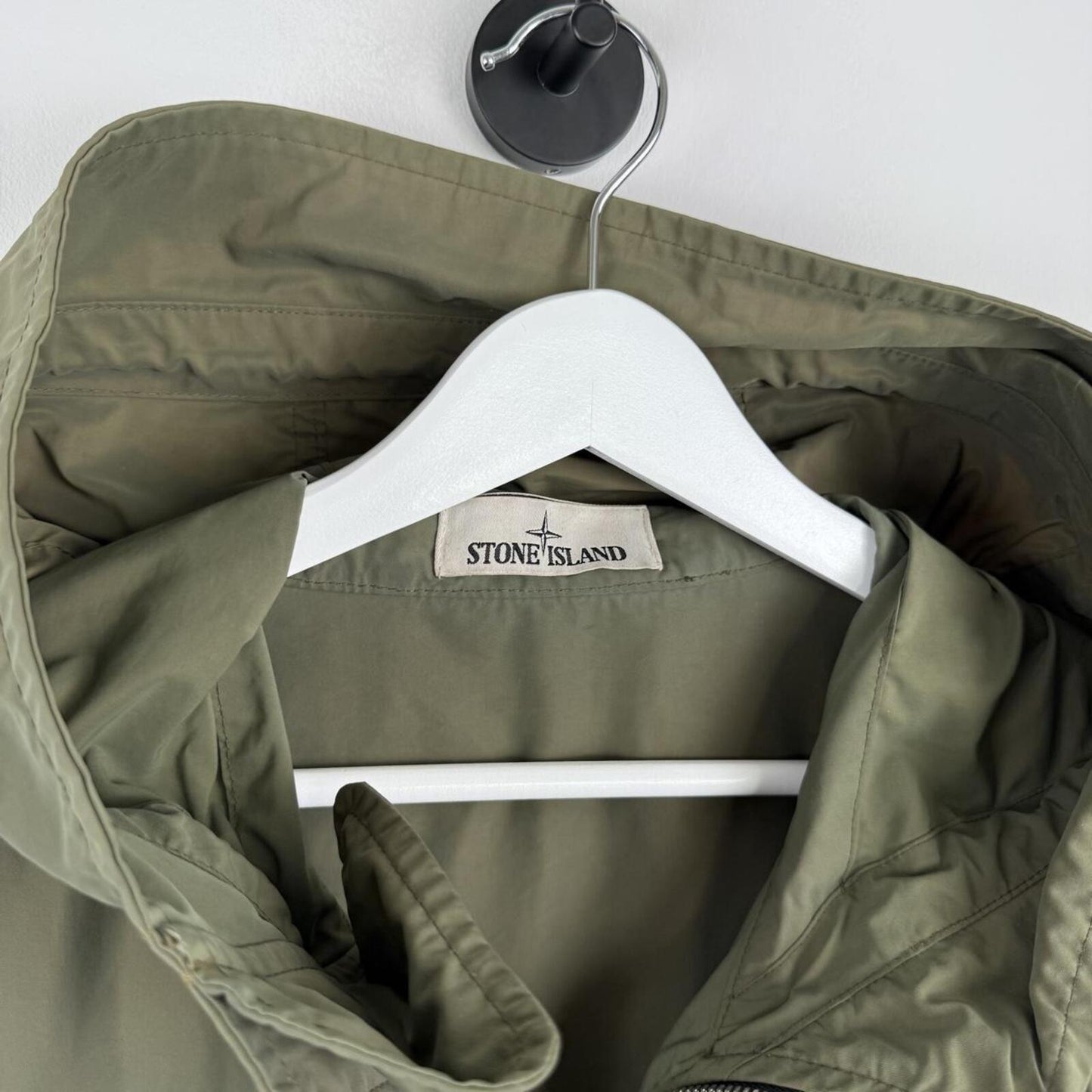 Stone Island Micro Reps Hooded Jacket Olive (XL)