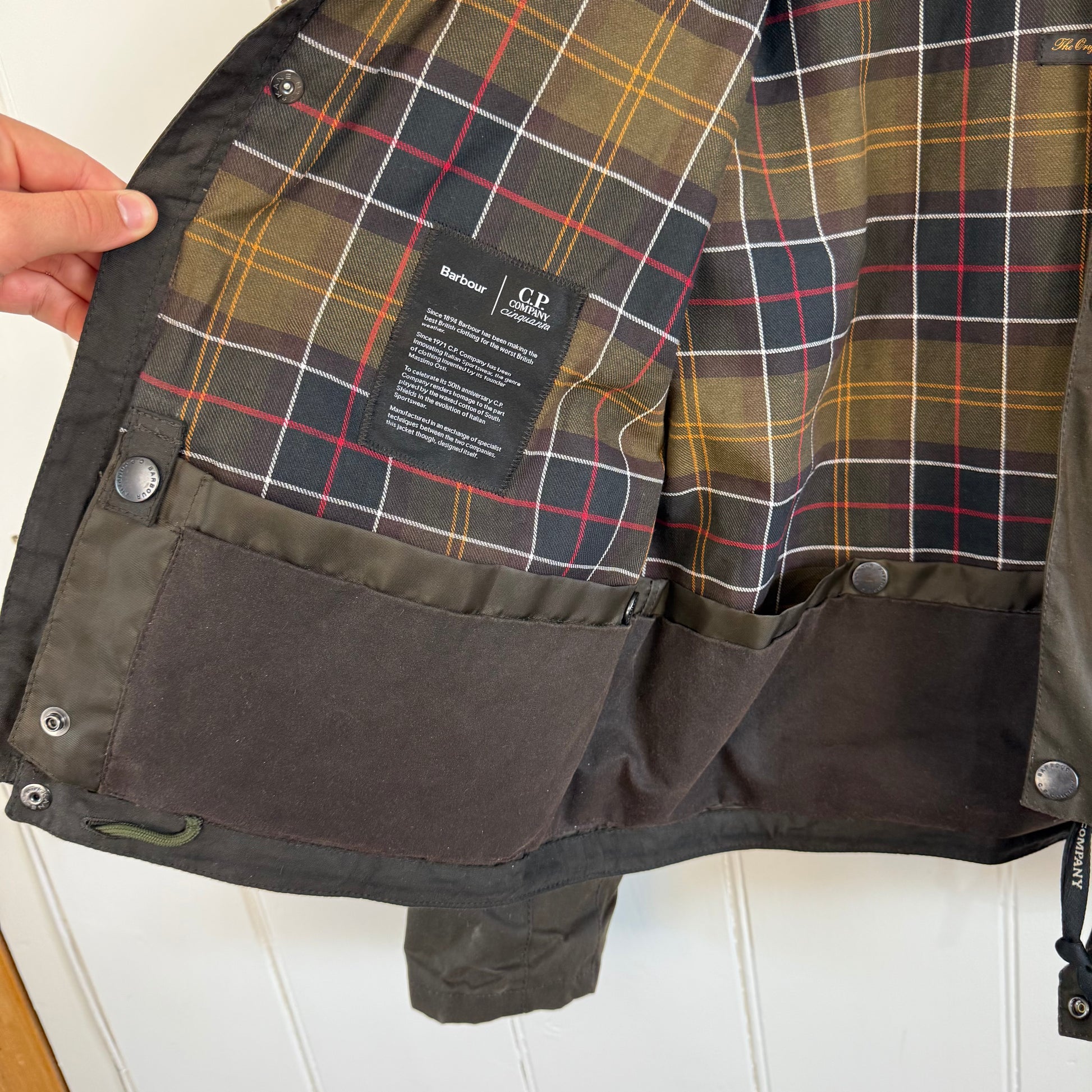 CP Company x Barbour Multi Pocket 500 Mille Waxed Jacket – fordgarmz