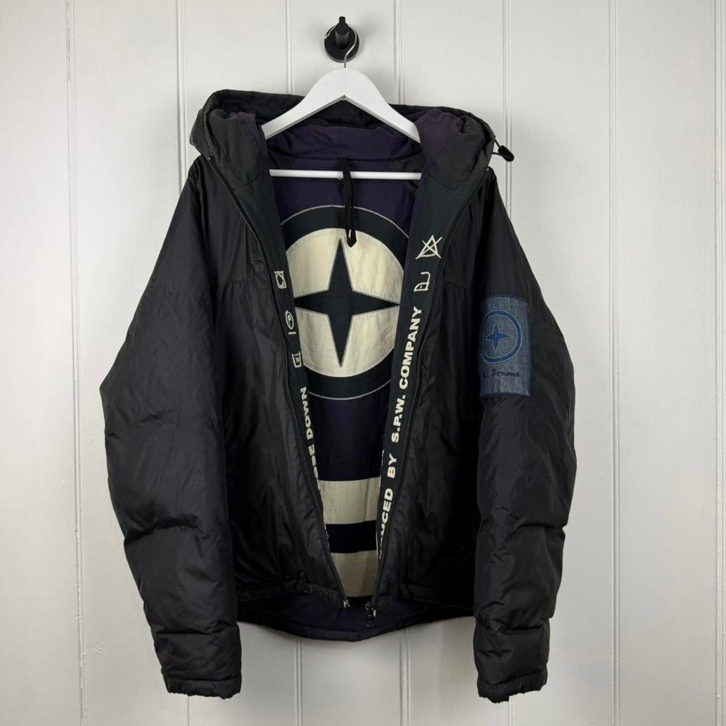 Stone Island Denim Edition Down Jacket Black (XL)