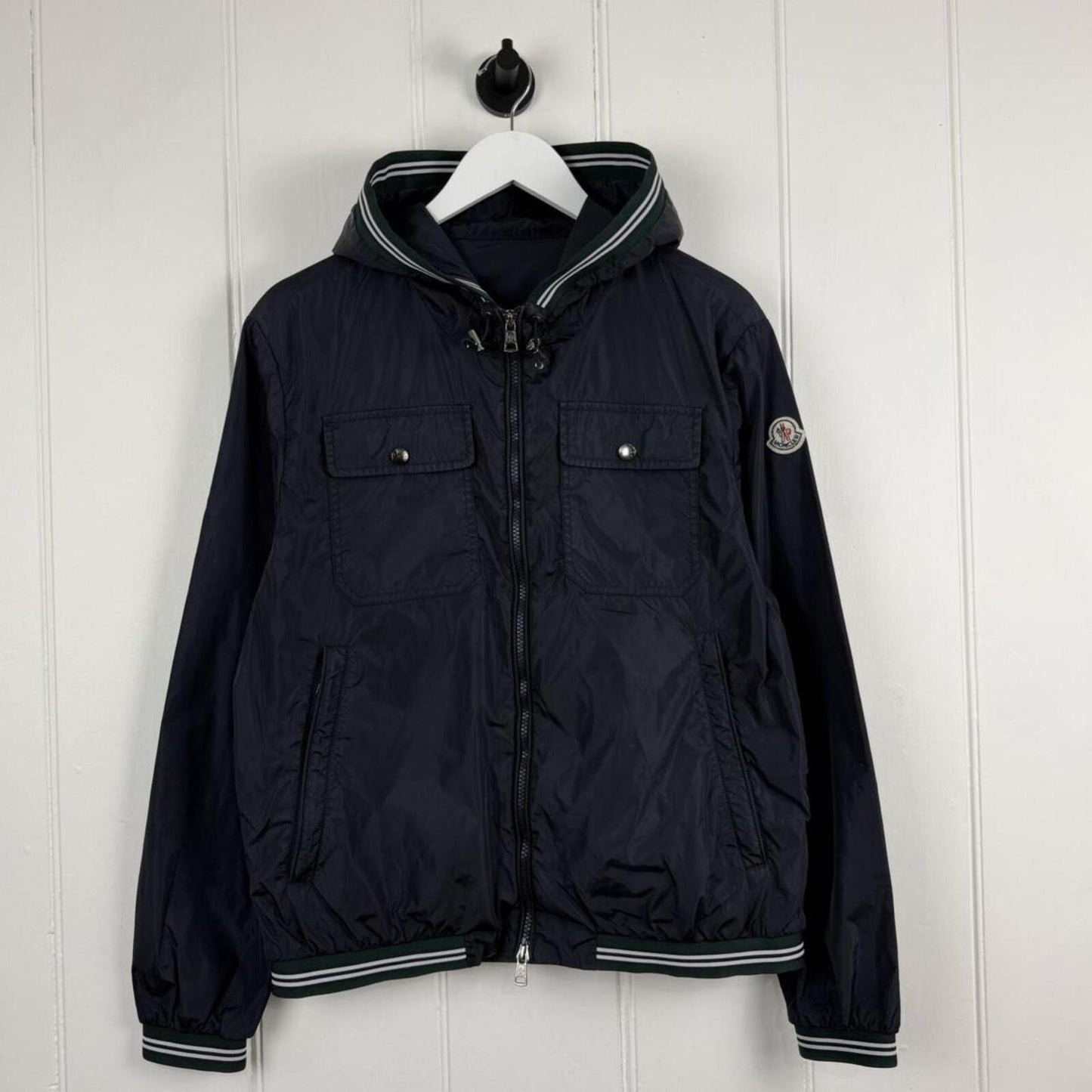 Moncler Jeanclaude Jacket Navy (M)