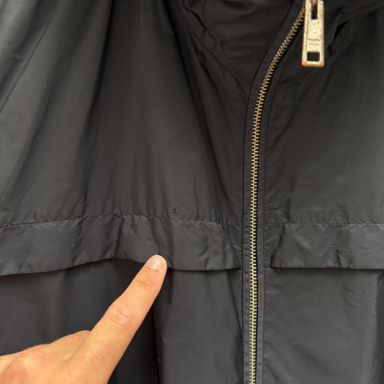 Prada Nylon Windbreaker Jacket in Navy (XL)