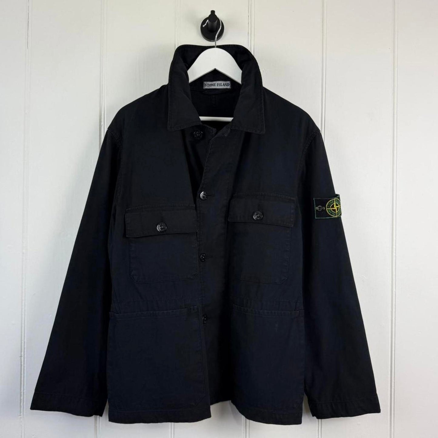 1999 Stone Island Chore Jacket Black (M)
