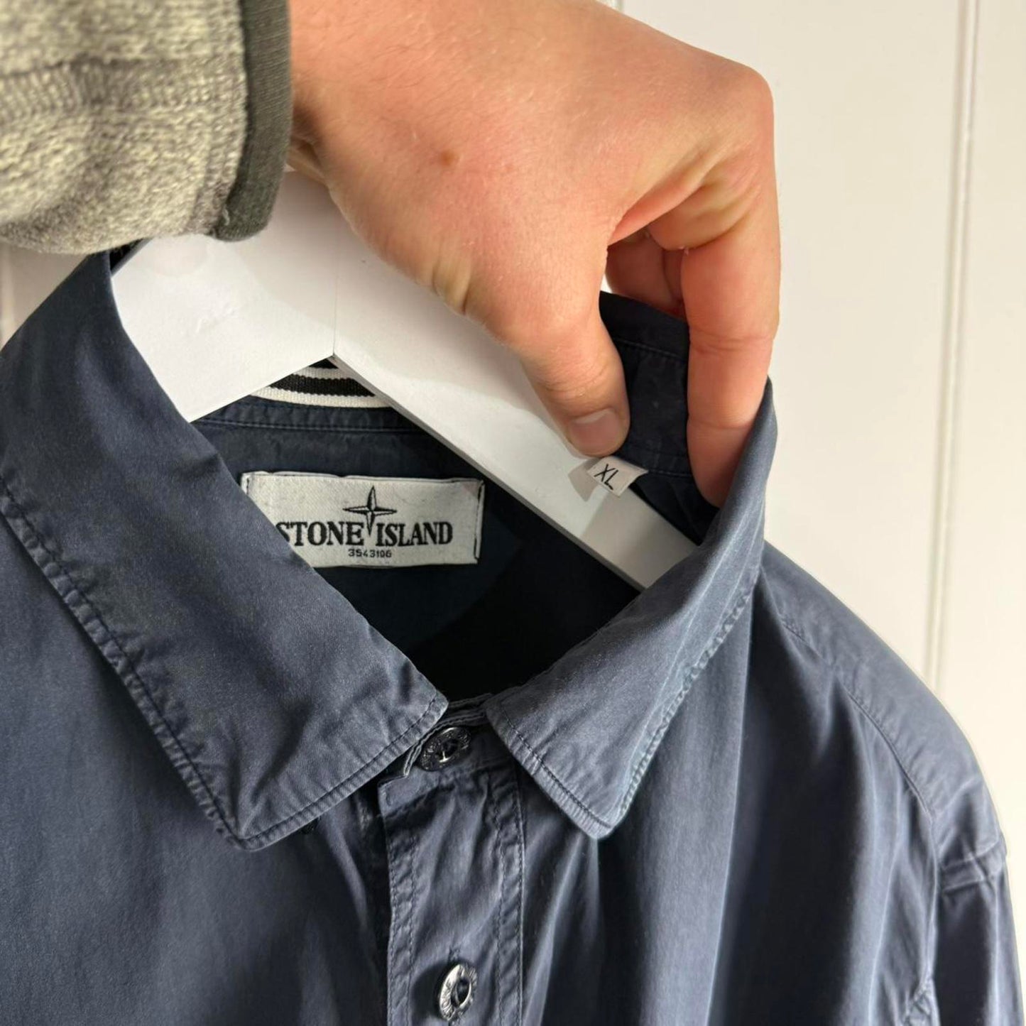 Stone Island Re-Dye Cotton Shirt (XL)