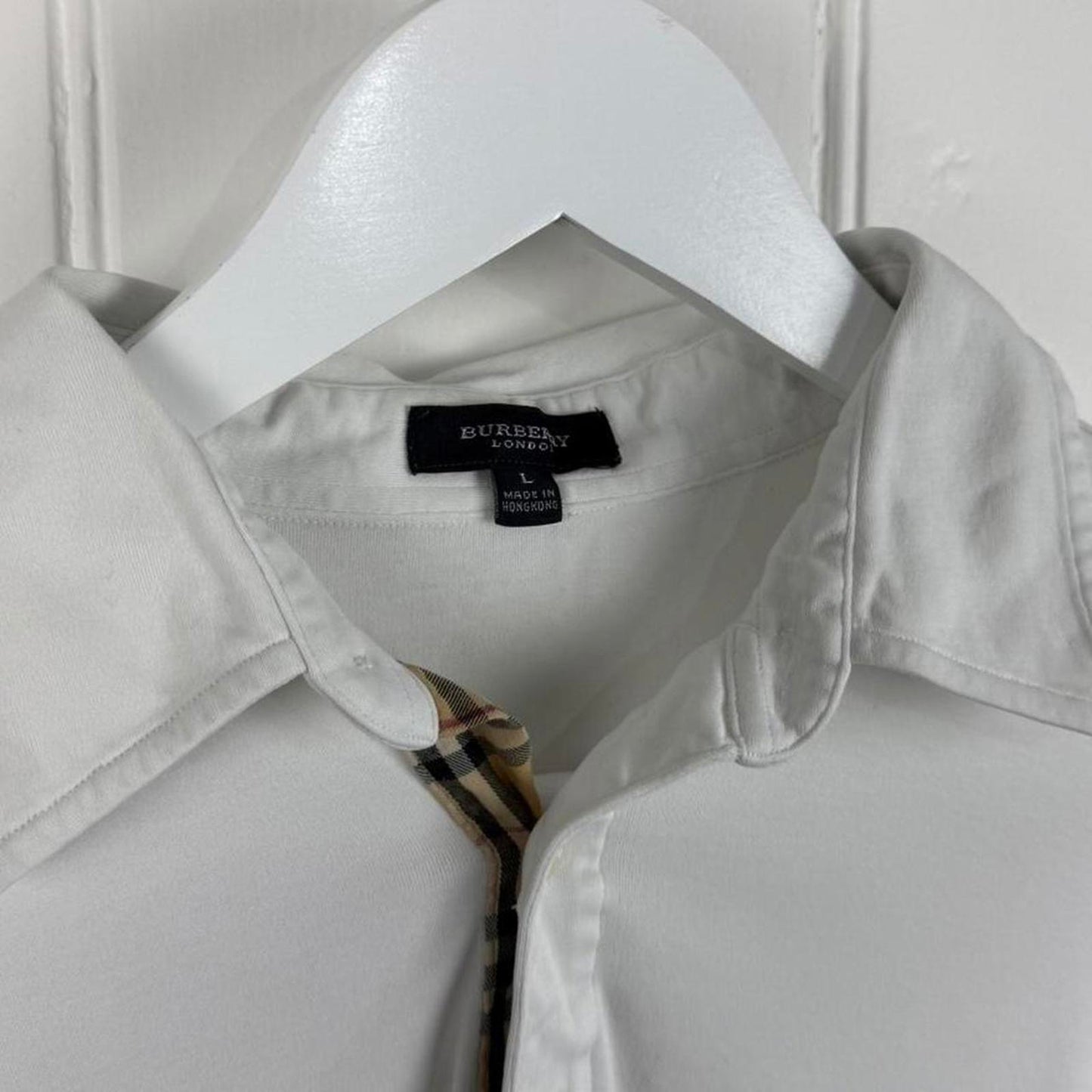 Burberry Nova Check Polo Shirt (L)