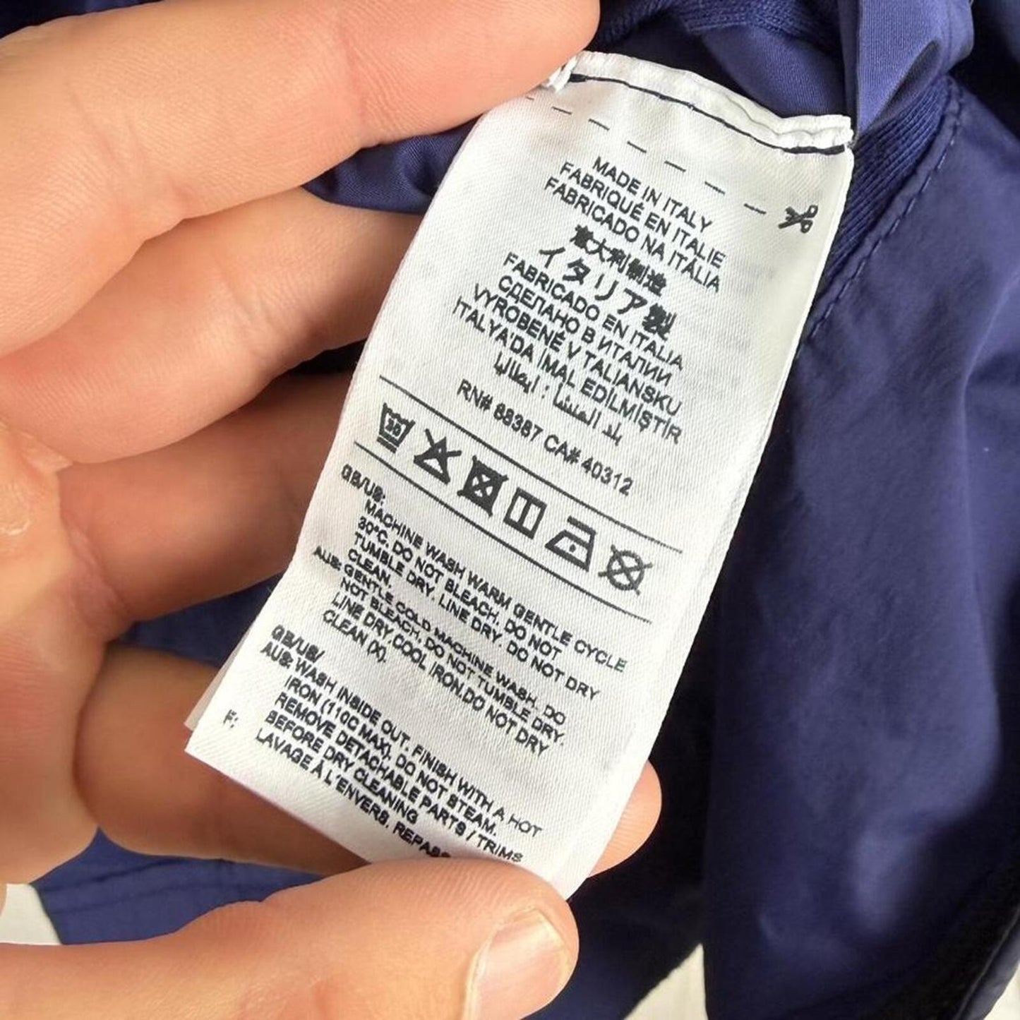 C.P. Company x Adidas Explorer Goggle Jacket Blue (M)