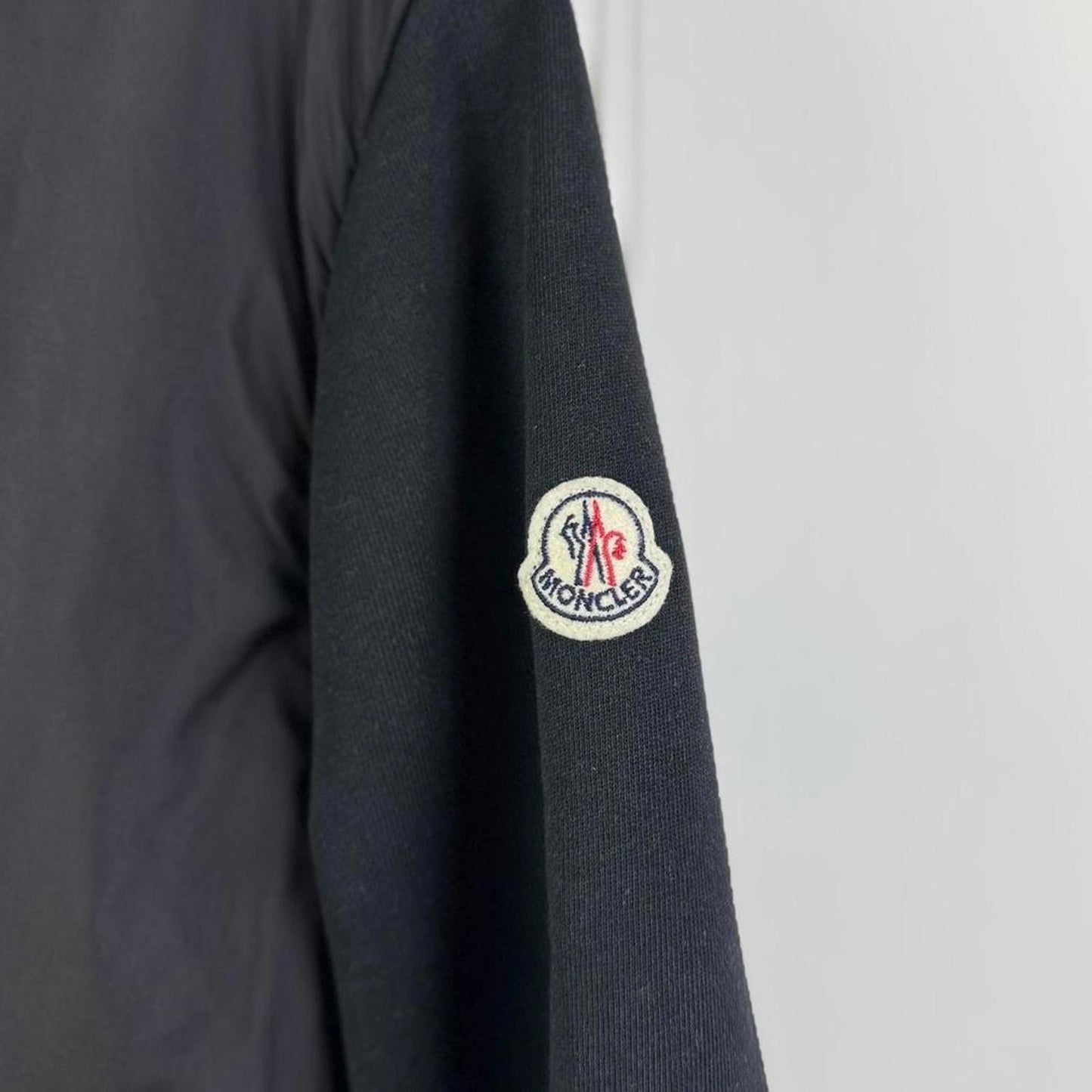 Moncler Maglia Cardigan Hybrid Hoodie (L)