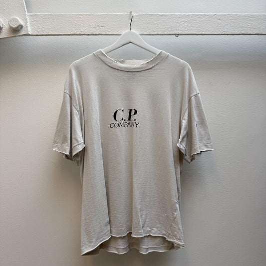 C.P. Company Vintage 1990s Relax Spellout T-Shirt – Off White (L)