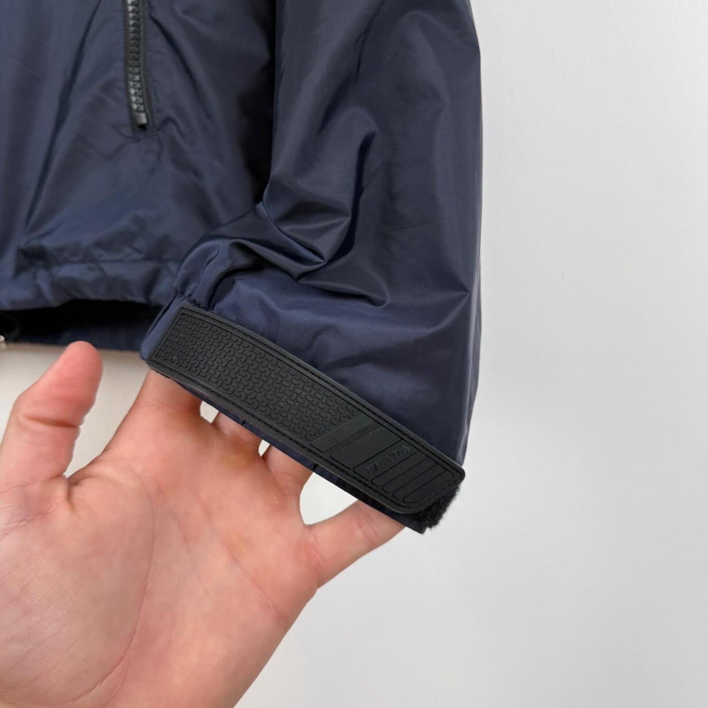 Prada Re-Nylon Hooded Jacket Navy (M/L)