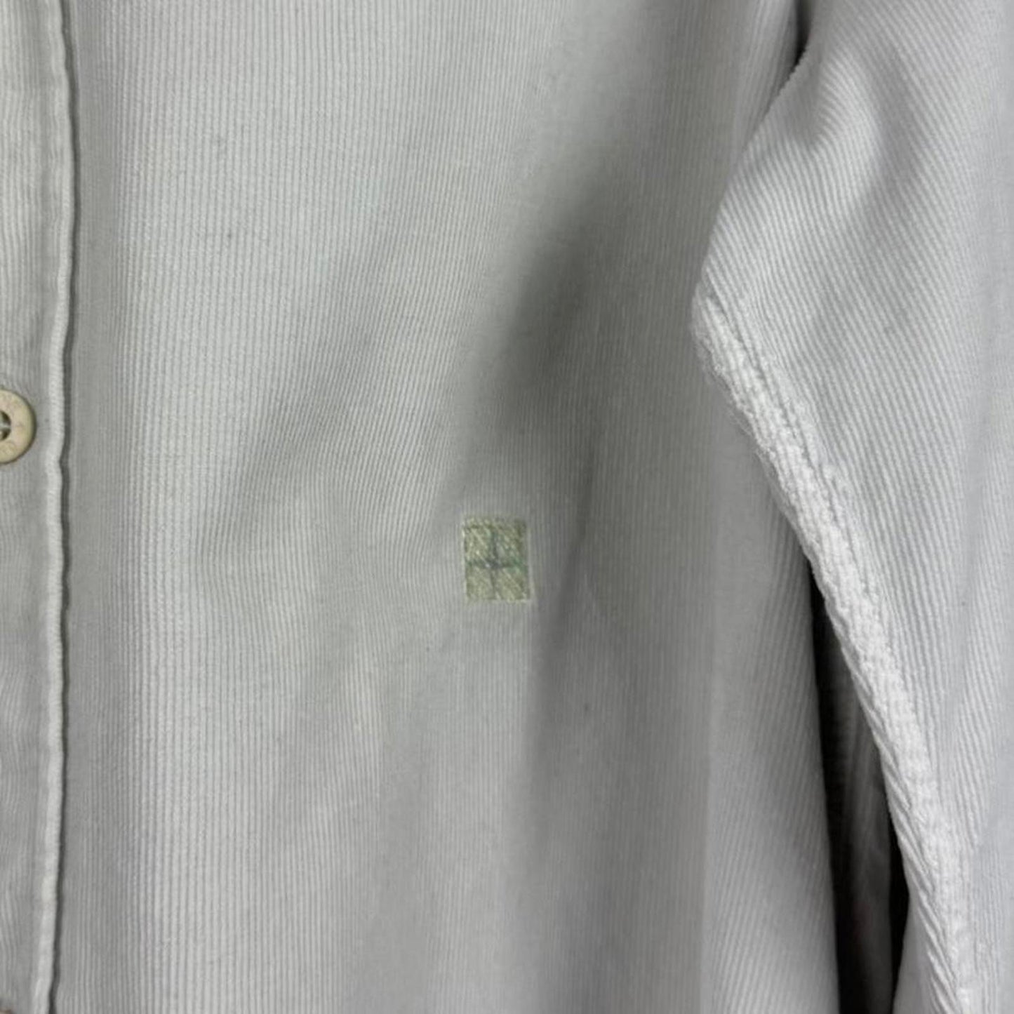 Stone Island Thin Cord Shirt – Light Grey Corduroy (L)