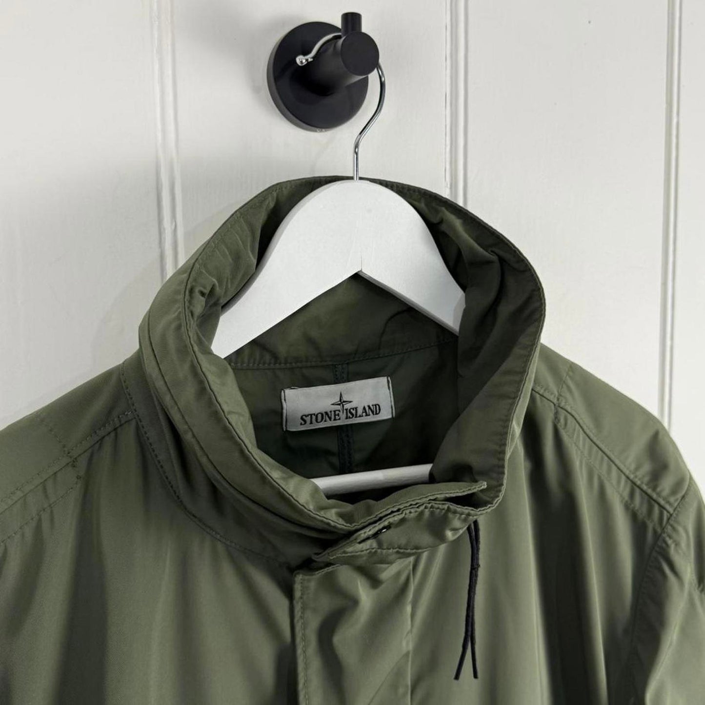 Stone Island Micro Twill Jacket Green (XL)