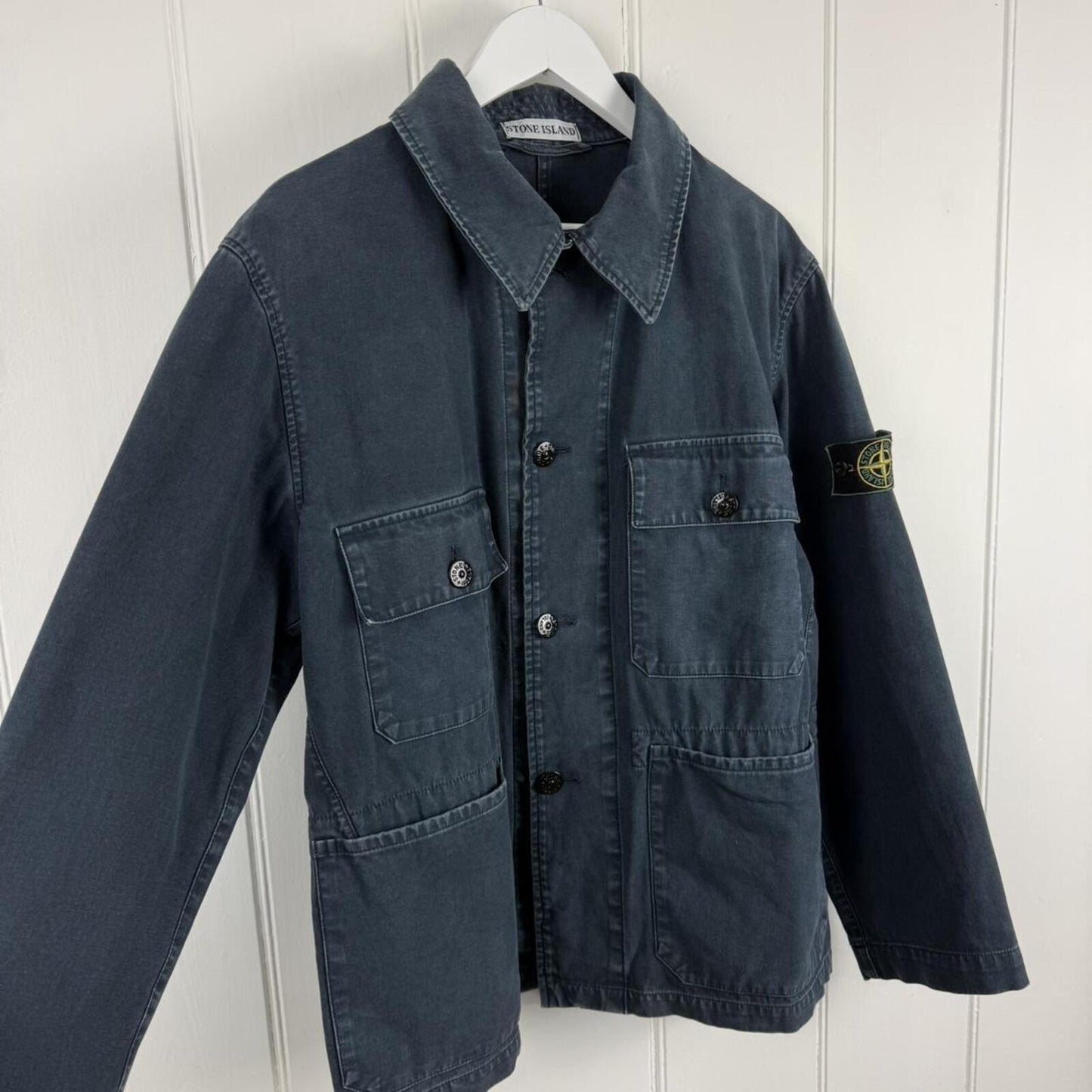 1999 Stone Island Chore Jacket Fad Navy (M)