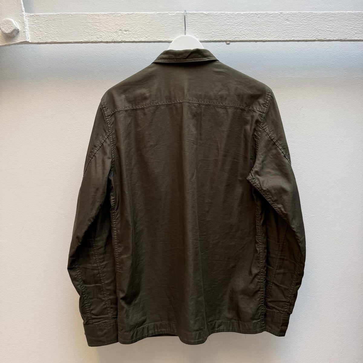 Stone Island Multi-Pocket Military Overshirt – Olive Green (M)