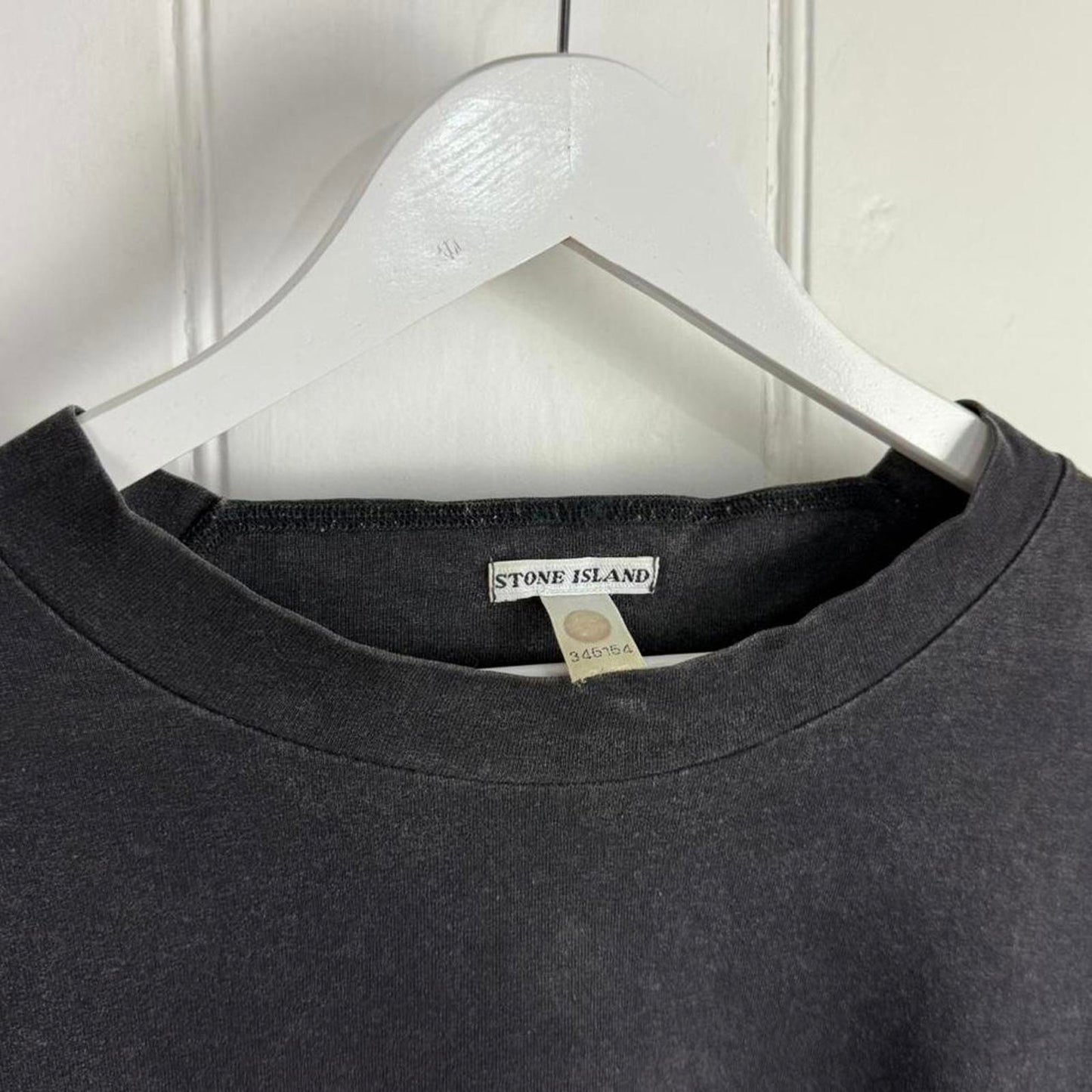 Stone Island Compass Logo T-Shirt Black (XXL)