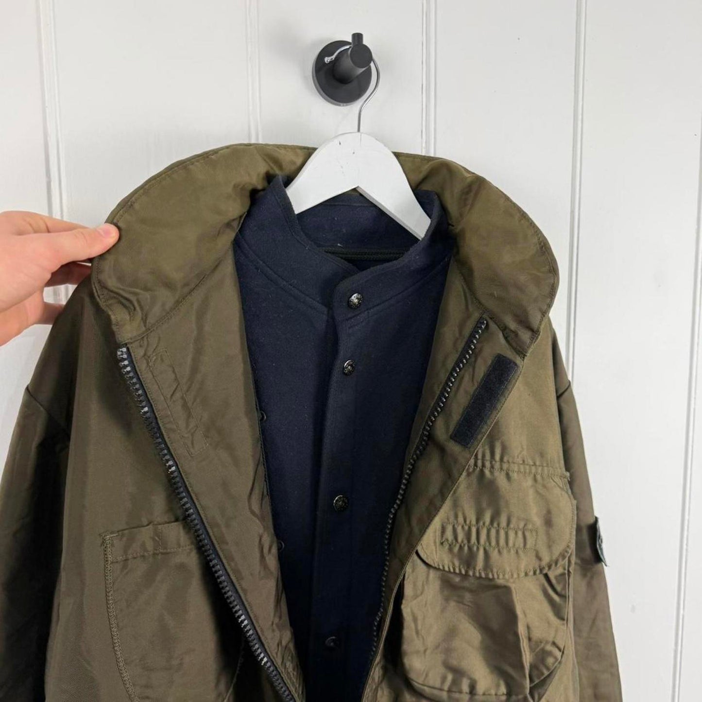 1994 Stone Island Formula Steel Jacket Olive (XL)
