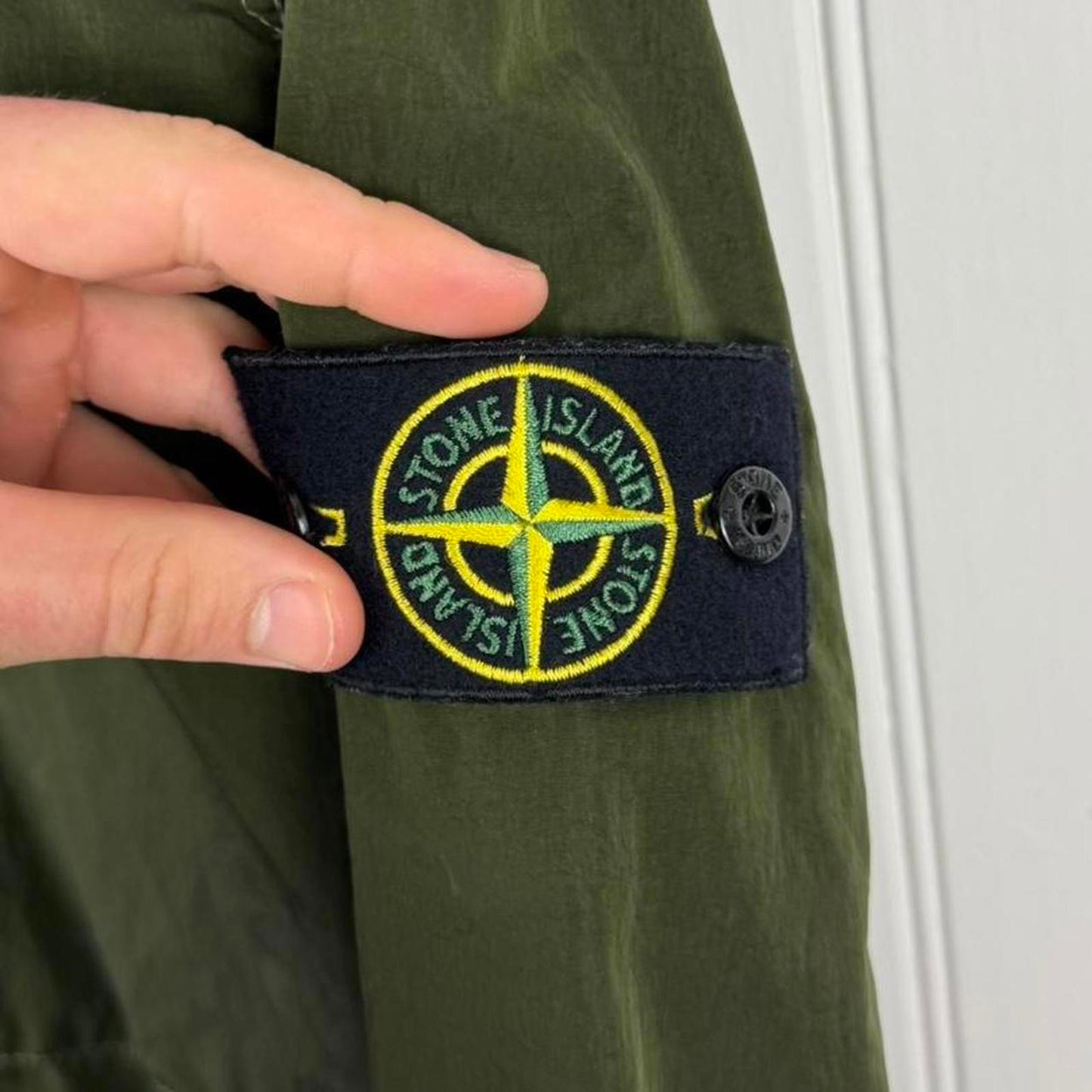 Stone Island Nylon Metal Flock Zip-Away Hood Jacket (L)