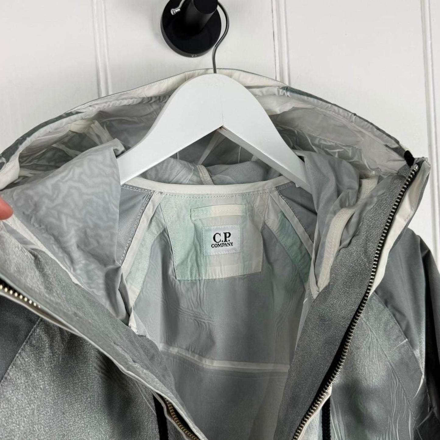 C.P. Company Tracery Jacket Grey Graphic – Size 50 (L)