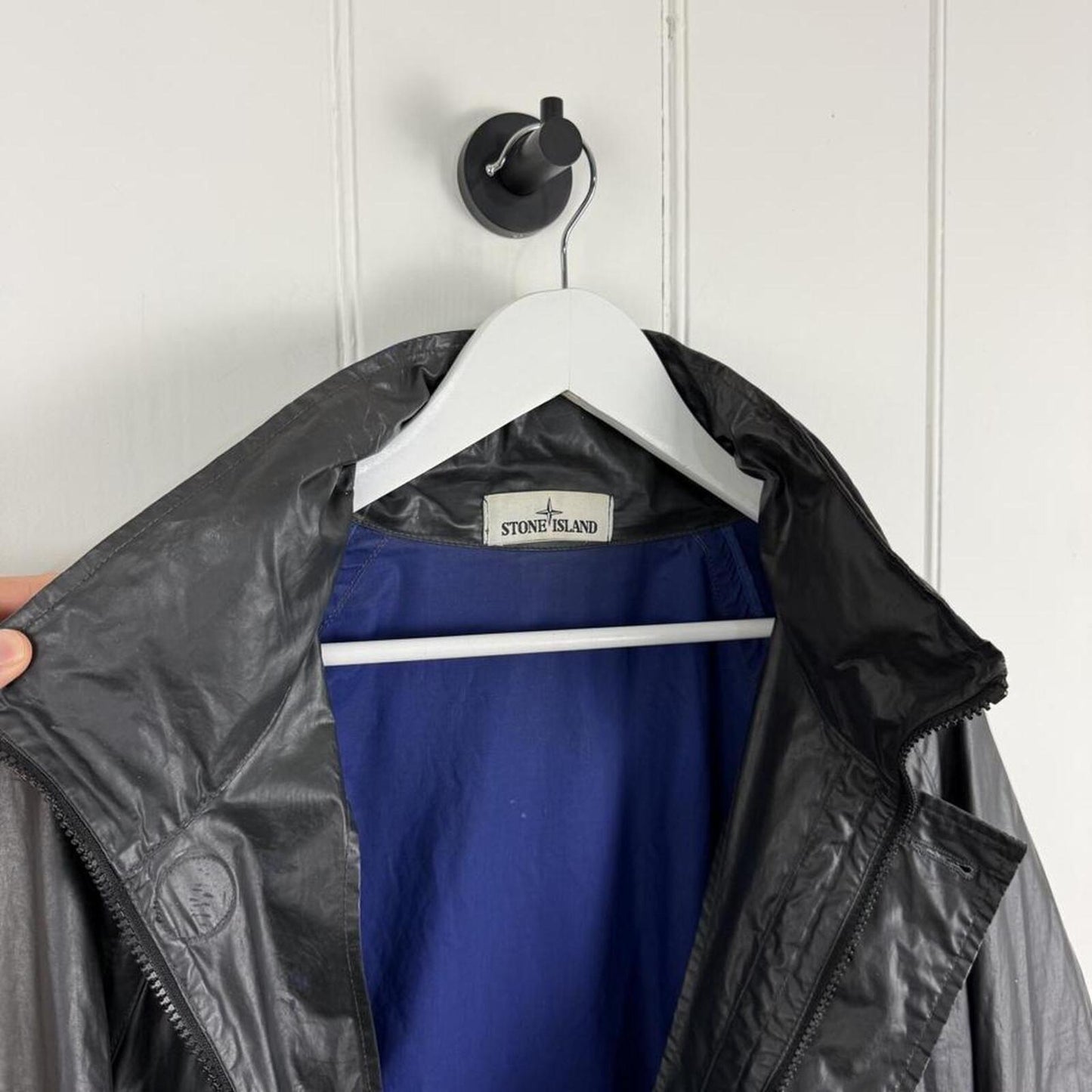 Stone Island Marina Heat Reactive Jacket Black / Blue (XL)