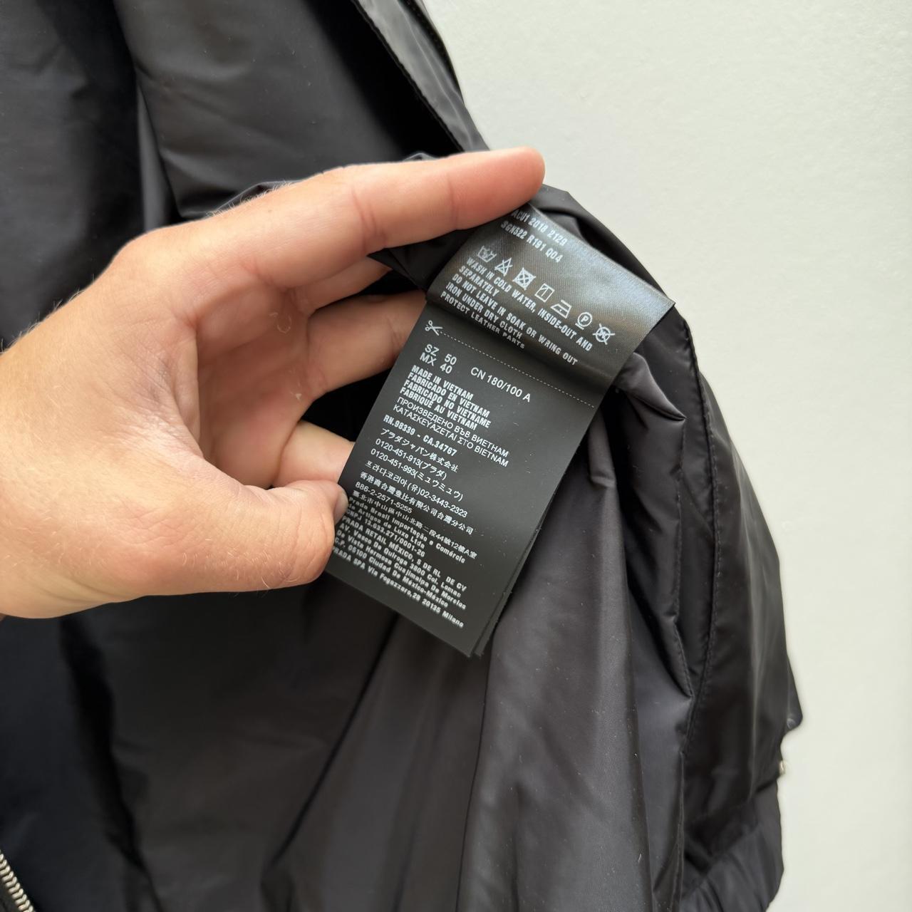 Prada Milano Windbreaker Jacket in Black (M/L)