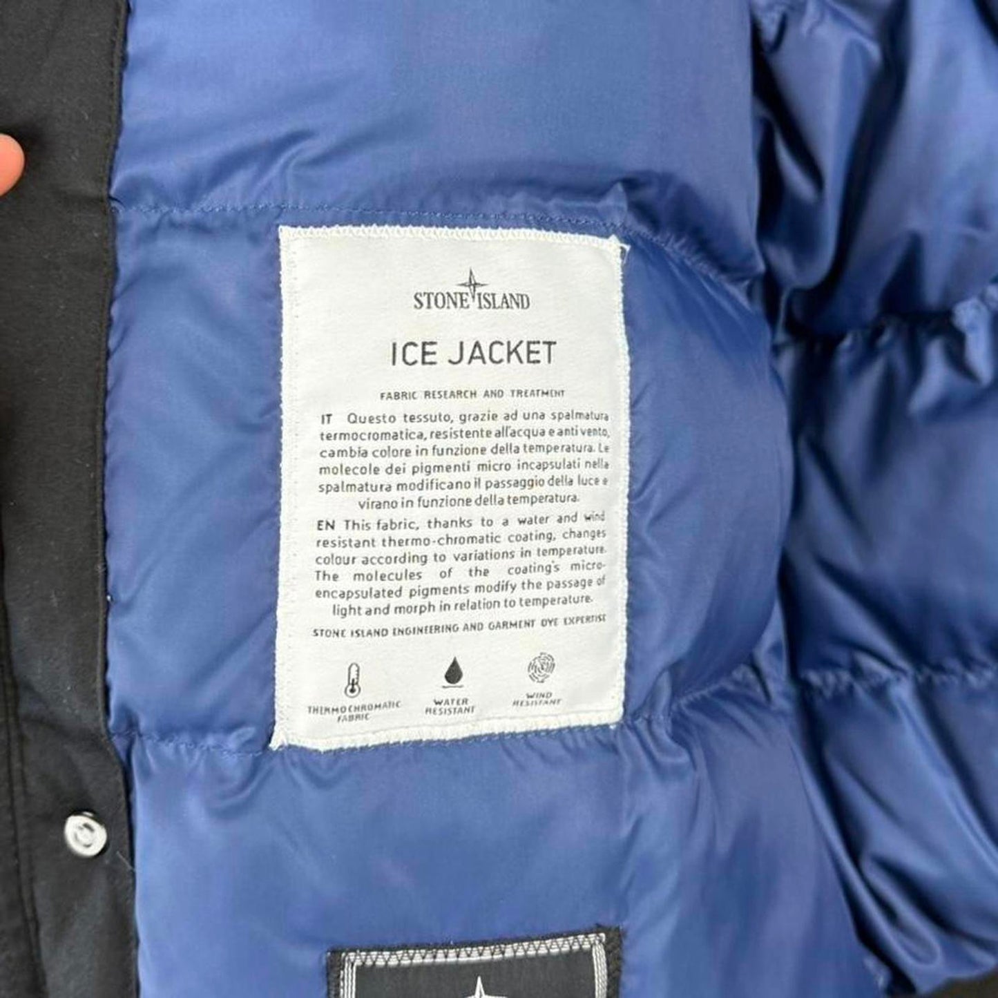 Stone Island Ice Jacket Thermochromatic Down Jacket (XXL)