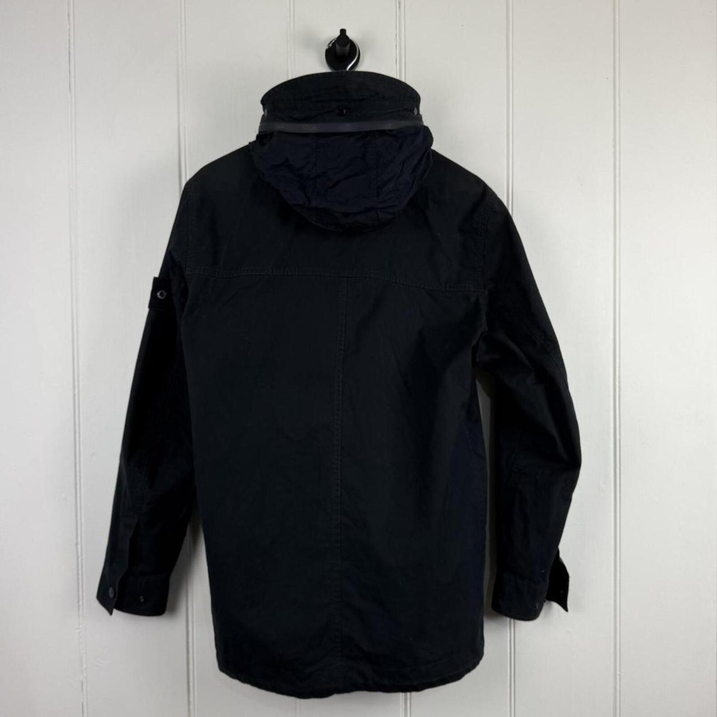 Stone Island Ghost Piece Weather Proof Cotton Parka Navy (M)