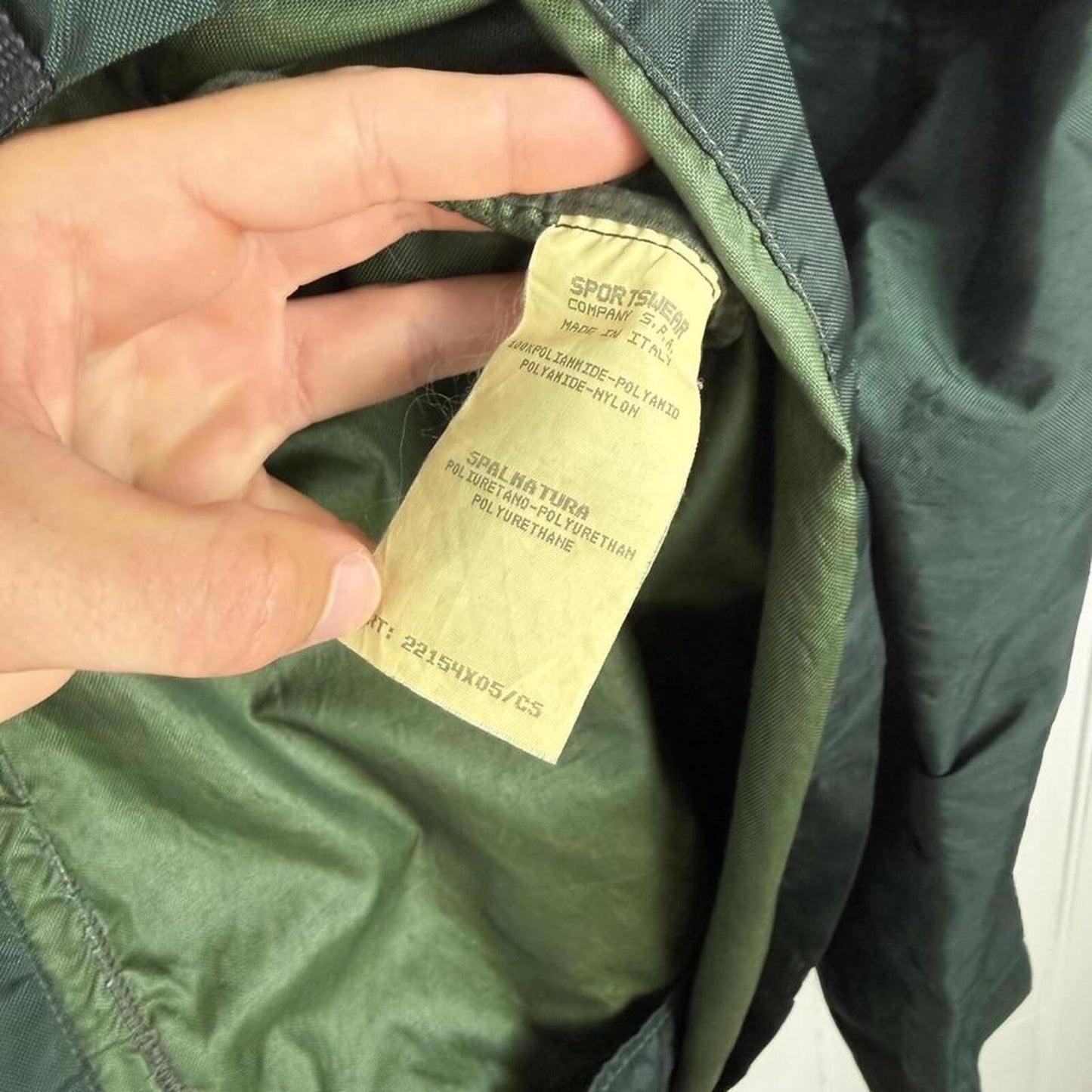 1995 Stone Island Formula Steel Bottle Green Jacket (XL)