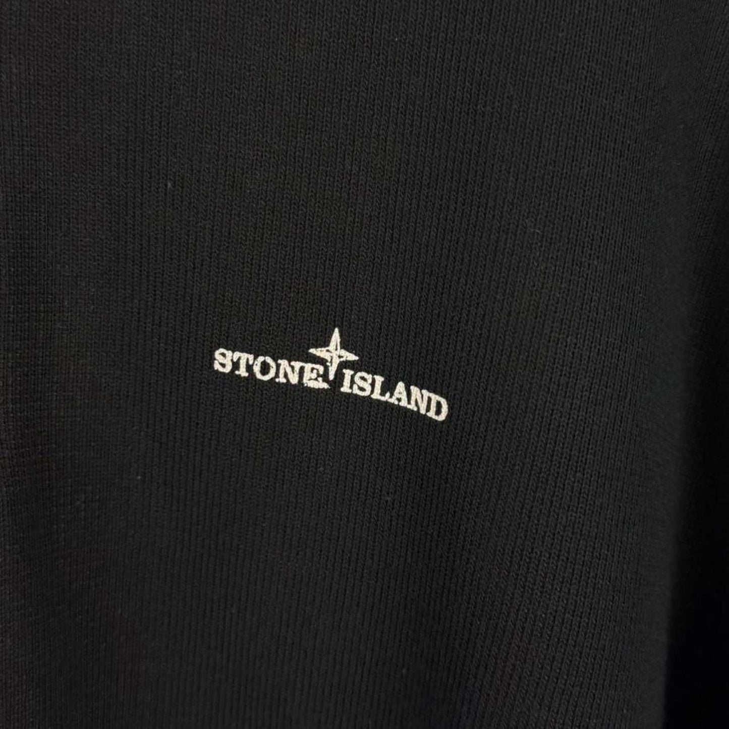 Stone Island Ribbed Half Zip Sweatshirt (XXL)