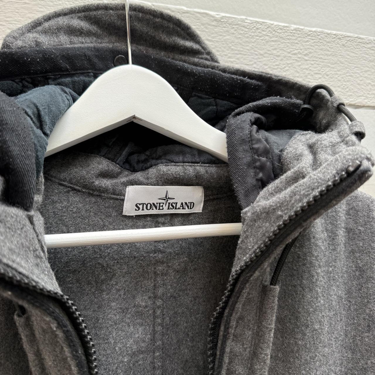 Stone Island Melange Wool Poly Jacket (L)