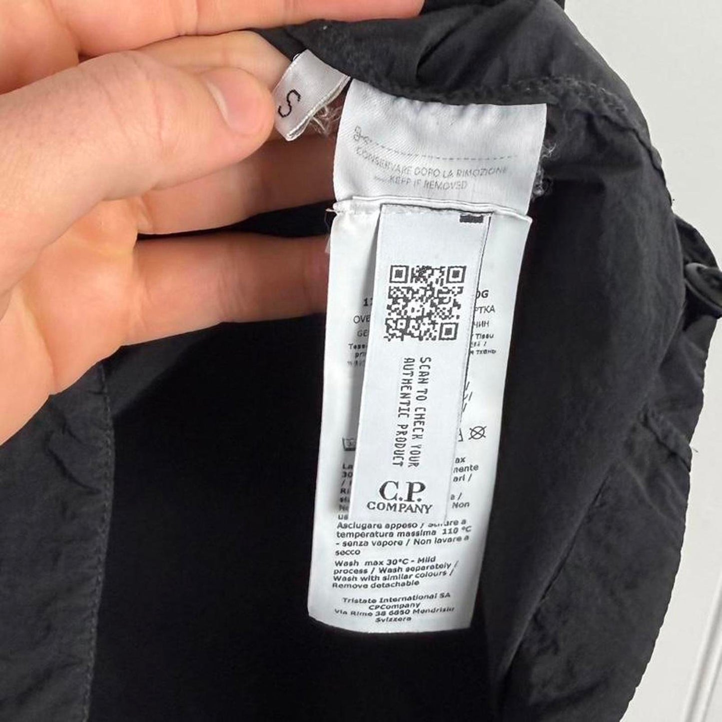 CP Company Pullover Smock Jacket Black (Fits S–M)