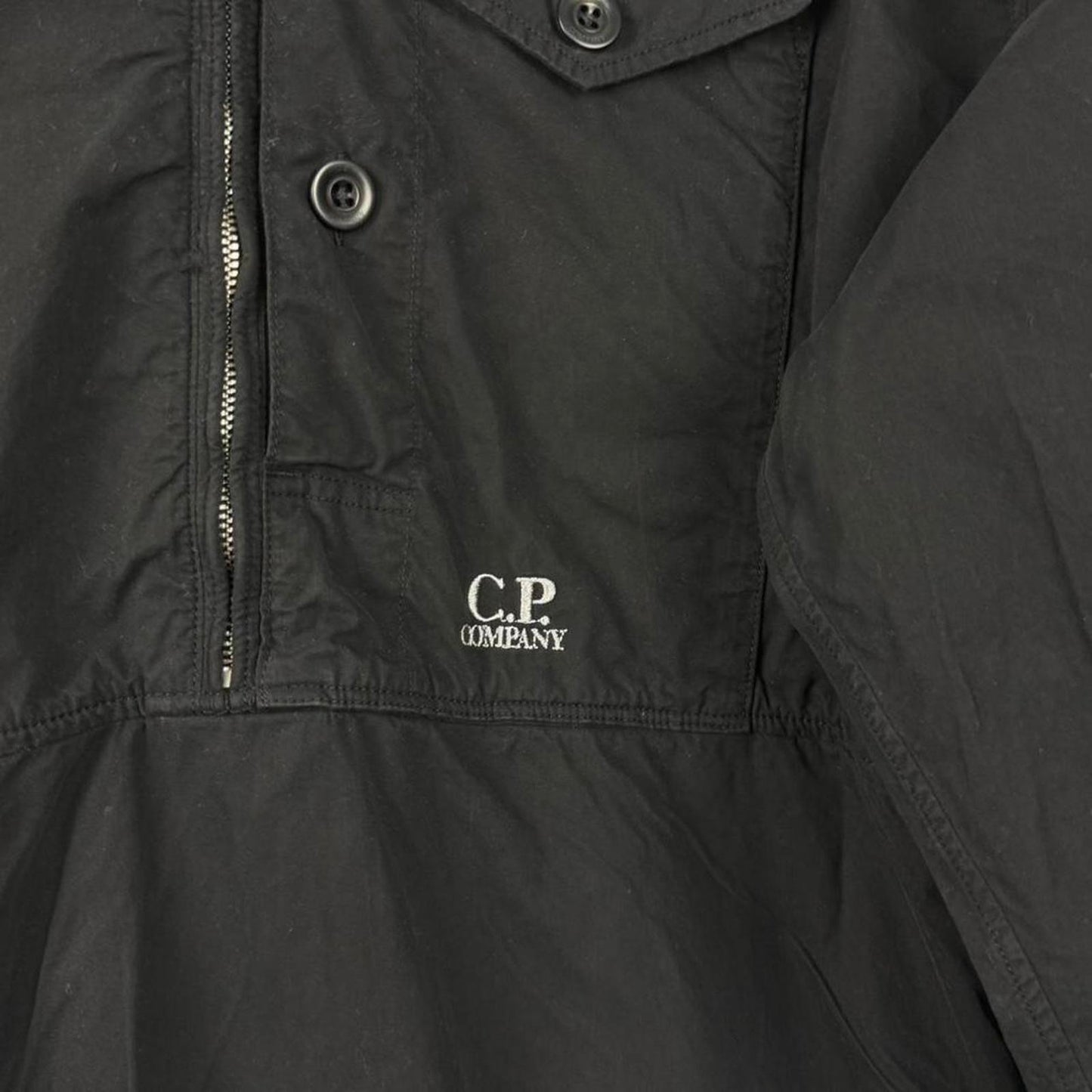 C.P. Company Pullover Smock Jacket Black (XL)