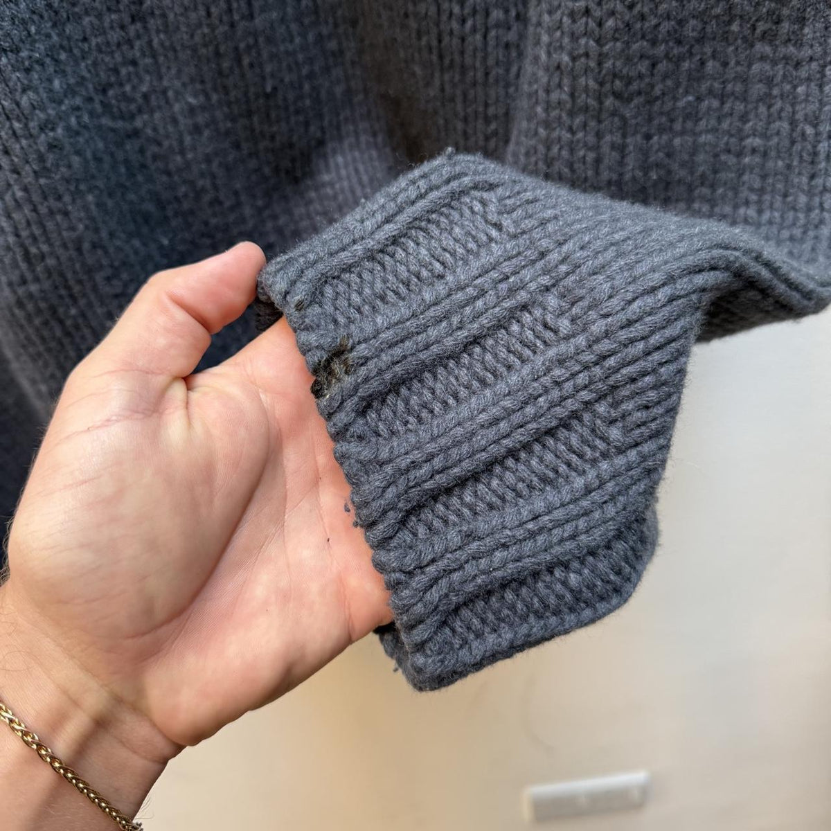 2001 Stone Island Chunky Wool Knit Jumper (XXL)