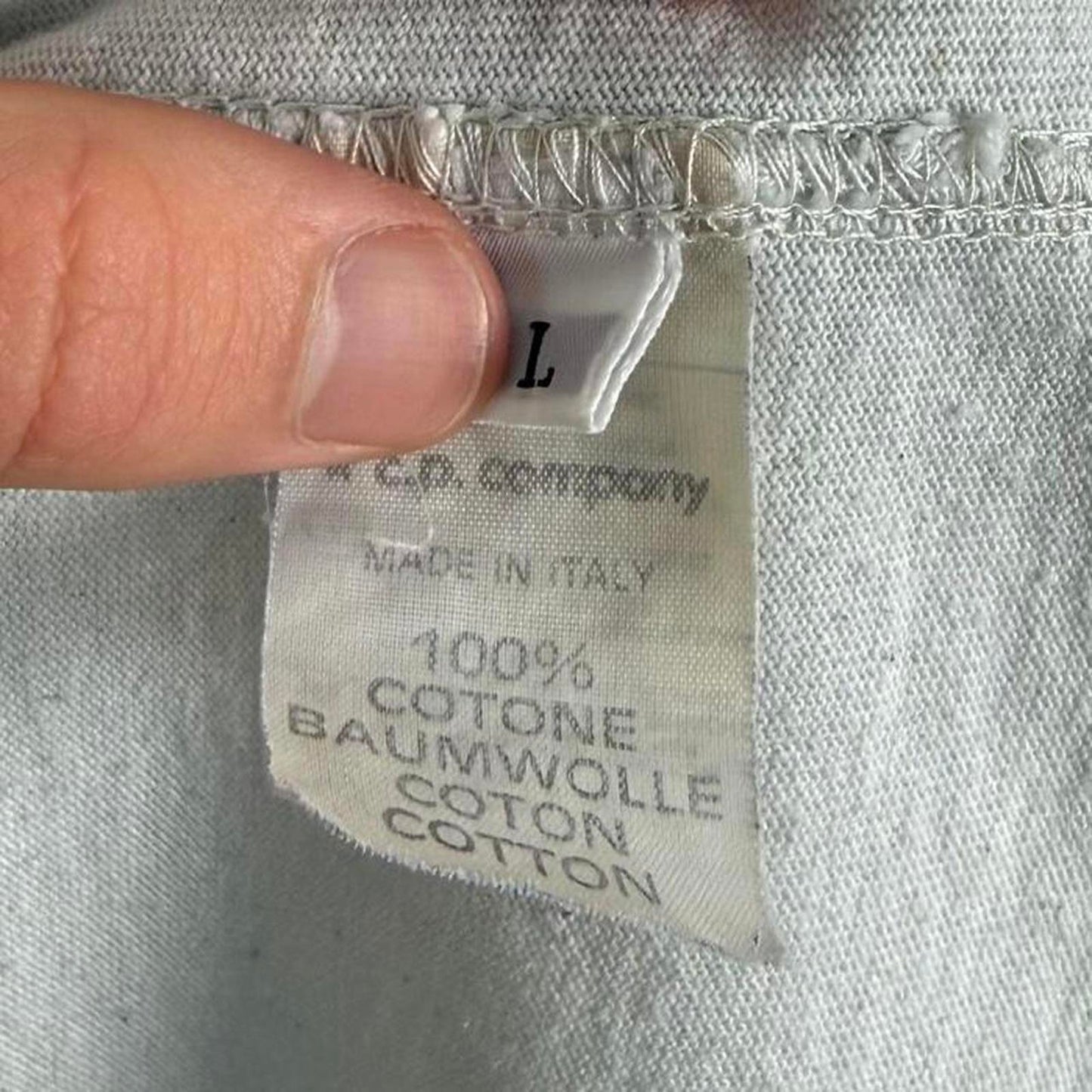 1980's Stone Island Marina Logo T-Shirt (L)
