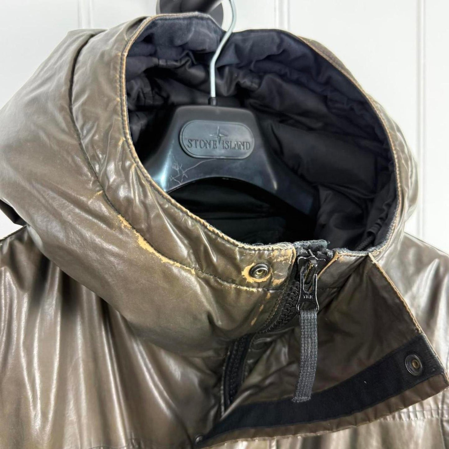 Stone Island Ice Bomber Jacket Brown (M)