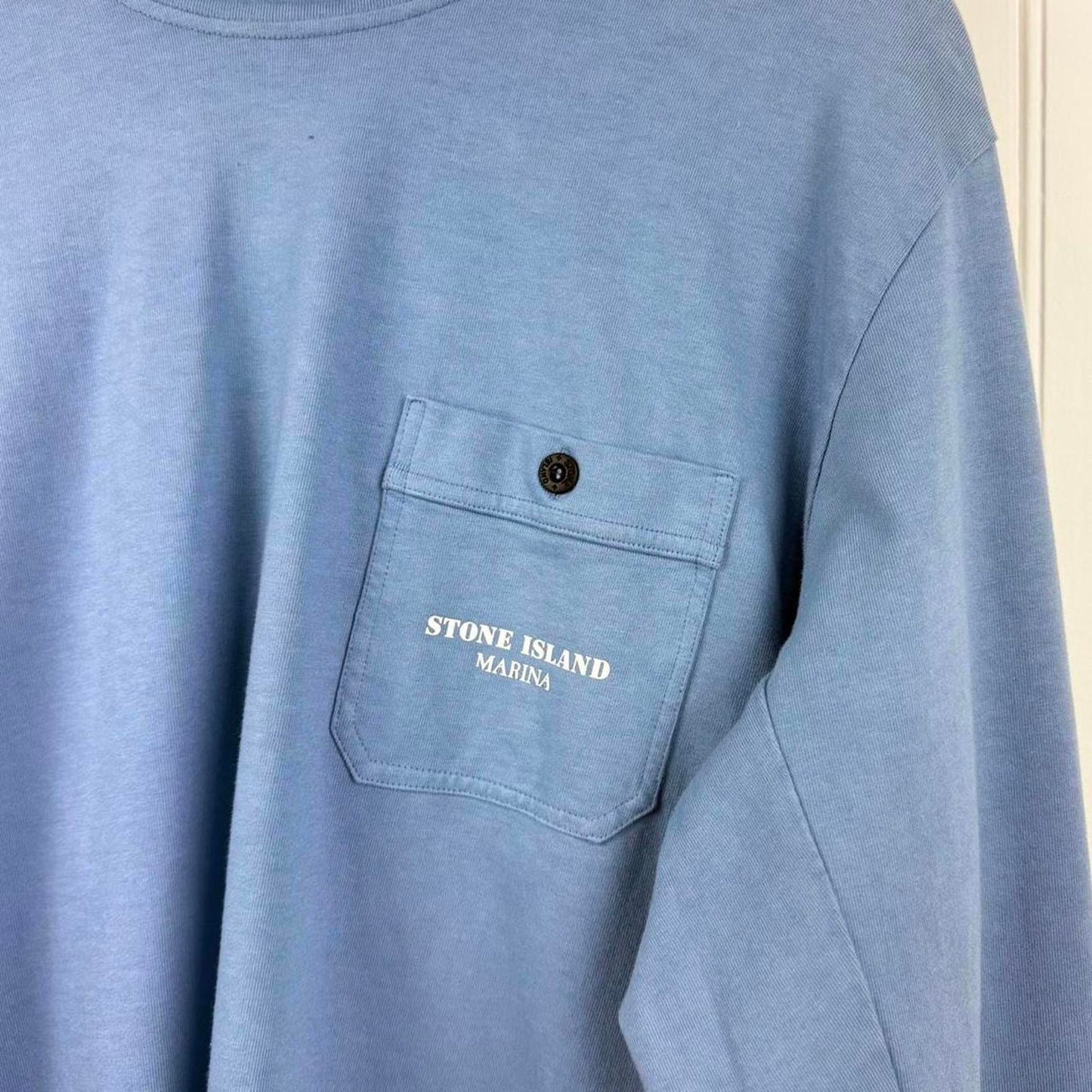 Light blue Stone Island Marina Jumper
