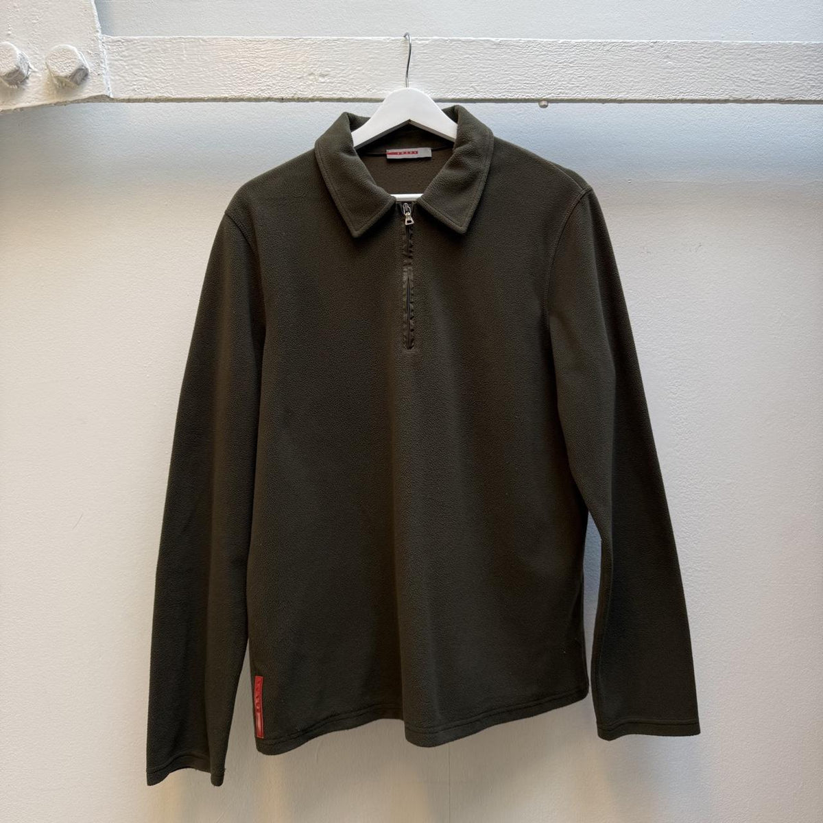 00s Prada Sport Fleece Quarter Zip Jumper (M/L)