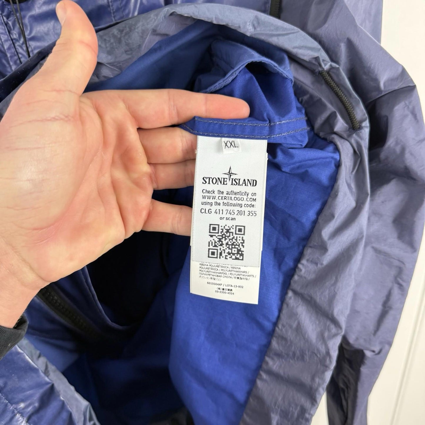 2014 Stone Island Marina Heat Reactive Jacket (L/XL)