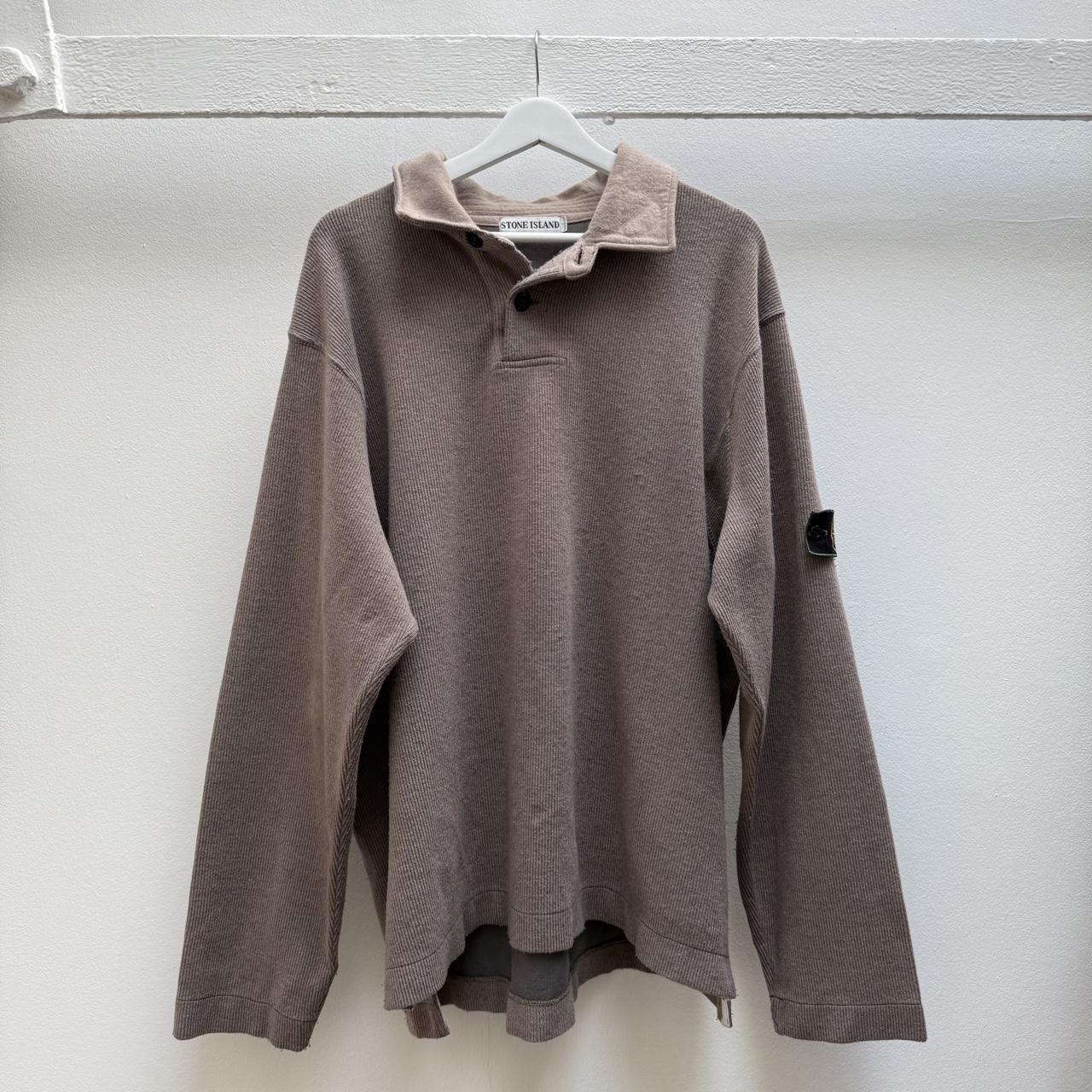 90’s Stone Island Ribbed Knit Jumper (XXL)